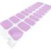 Semi Cured Gel Nail Strips 23 PCS Gel Nail Polish Stickers Wraps Adhesive Gel Nail Stickers with Nail File Stick and Sealing Strip(D) - Buy Online on GoSupps.com