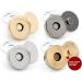 CRAFTMEMORE 18mm Antique Brass Magnetic Snap Buttons - Strong Clasp for Purse Sewing Handbags - 6 Pack - Buy Online on GoSupps.com