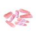Brishow Long Press On Nails - Pink Lines Ballerina Acrylic Fake Nails | 24 Pieces for Women & Girls | International Shipping - Buy Online on GoSupps.com