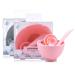 Minkissy Face Mask Stirring Bowl Set | DIY Facial Mask Tool Kit with Silicone Brush & Spoon | Ideal for Women & Girls - Buy Online on GoSupps.com