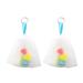 2pcs Household Bath Shower Washing Face Body Cleaning Foam Mesh Blister Bag Bathroom Accessories Foam Net