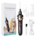 Child Silicone Ear Scoop 5-in-1 Electric Ear Scoop Electric Children's Ear Scoop Safety Painless Earwax Remover Cordless Vacuum Ear Wax Cleaning Tool Black