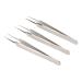 Qukaim Pimples Tweezers Extractor Stainless Steel Blackhead Tweezers Extractor Tool for Pimples Whiteheads and ComedonesSet of 3