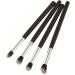 WOONEKY 4pcs Set Eye Make-up Brush Kit Makeup Caboodle Eyeshadow Brushes Makeup Tool Makeup Brush Black - Buy Online on GoSupps.com