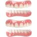 Zhirceke 2 couples from now on cosmetic silicone prosthesis prostheses with a high and low smile perfect removable natural prostheses for men and women.