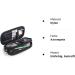 MLMSY Black Makeup Bag for Women - Multifunctional 2 Layer Organizer with Mirror & Beauty Brush Travel Kit - Buy Online on GoSupps.com