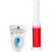 Toilet Bowl Cleaner Gel Stamp | Flower Toilet Bowl Cleaning Stamp Stops Limescale and Stains Scent Toilet Cleaner Bowl Gel Stamp Kit Air Freshener Red - Buy Online on GoSupps.com