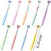 Shop Auklopvzz Three-Sided Toothbrush for Kids - Fun & Effective Tooth Cleaning | A22 Peach Pink - Buy Online on GoSupps.com