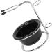 ZJchao Men's Shaving Brush & Razor Stand Set - Stainless Steel Soap Bowl for Beard Care | Ideal Father's Day Gifts - Buy Online on GoSupps.com