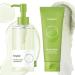 beplain Mung Bean Pore Care Duo - Cleansing Oil & Cleansing Foam | Korean Skin Care | Suitable for Sensitive Skin |(6.76fl.oz/200ml) (5.4fl.oz/160ml)