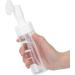 Verdant Touch Facial Cleanser Foaming Bottle Silicone Brush Mousse Foaming Bottle 200ML Empty Refillable Facial Cleanser Foaming Bottle with Transparent Design - Buy Online on GoSupps.com