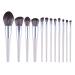 12 Brushes Set Makeup Tools Concealer Foundation Brush Eye Shadow Brush