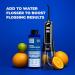 WATER DENT Fluoride Mouthwash and Water Flosser dditive | Add to Oral irrigator | Citrus Mint Flavor | Alcohol Free Made in USA | Concentrated 1:10 44 fl.oz - Buy Online on GoSupps.com