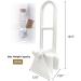 UNLICON Medical Adjustable Bathtub Safety Rail - White Grab Bars for Seniors and Elderly - Buy Online on GoSupps.com