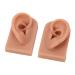 Realistic Silicone Human Ear Model - Dark Skin Tone Pierced for Jewelry Display - Flexible & Reusable for Salons - Buy Online on GoSupps.com