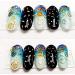 Ultra-Thin 3D Punk Time Gears Nail Studs | Alloy Nail Art Decorations - 100 Count - Buy Online on GoSupps.com