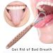 Stainless Steel Tongue Scraper | Bad Breath Fighter & Oral Care Essential | Travel-Friendly Green Tongue Cleaner for Adults - Buy Online on GoSupps.com