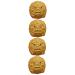 TOVINANNA 4 pieces -S or Rolling Balls for hand exercises figure Fitnessball Gymnasium Ball Tool Massage ball Hand bales Massage Hand massage balls massage wood BOCCIA