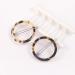 Lurrose 4 Pcs Geometric Acrylic Resin Hair Clips - Stylish Triangular Circle Leopard Barrettes for Party Daily - Buy Online on GoSupps.com