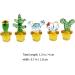 Zerodeko Car Toys 5 Pcs Cactus Decoration Cactus Figurine Vitroleros Para Mini Ornament Steam Cleaner Glass Sculpture Glass Cactus Decor Mini Figurine Crafts Car Glasses Soda Lime Glass - Buy Online on GoSupps.com