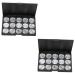 Didiseaon 2pcs 15 Empty Cosmetic Case Travel Makeup Case Estuche De Maquillaje Concealer Cosmetic Box
