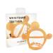 HEORSHE Baby Teething Toy - Silicone Adjustable Wristband Chew Toy for Babies 0-12 Months - Brown - Buy Online on GoSupps.com