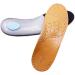 Leather Orthotic Insoles for Flat Feet | Men's & Women's Orthopedic Shoe Inserts (Size 43-44 - Buy Online on GoSupps.com