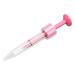 Earmold Syringe Ergonomic PP Ear Impression Syringe Portable Refillable Professional 3.5mm Safe for Sampling(Pink)