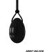 Obsidian Yoni Egg - Black Crystal Feminine Massage Ball for Pelvic Floor Exercises | Drilled & Small - Buy Online on GoSupps.com