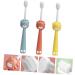 Minkissy 9 STK Children's Toothbrush Set | Portable & Safe Manual Toothbrushes for Travel | Ultraica Kids Teeth Cleaning Tools - Buy Online on GoSupps.com