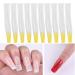 Buy Nail Art Glass Fibers for Fast Extensions | Fiberglass Nail Form & Gel Installation Set - Yellow - Buy Online on GoSupps.com