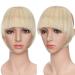 Shop SEGO Clip-in Pony Hairpiece Extensions | Realistic Dark & Bleach Blonde Fringe Bangs for Effortless Style - Buy Online on GoSupps.com