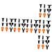 Frcolor 6 sentences 9Tlg massage head with fascia heads for fitness massage devices fascia massage tips blacki the black swor massage device replace fascia massage head body accessories
