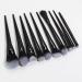 10-Piece Black Makeup Brush Set - Professional Eye Shadow Tools for Flawless Beauty - Ships Internationally - Buy Online on GoSupps.com