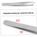 Nose Hair Tweezers Stainless Steel Round Tip Face Hair Remover Eyelash Eyebrow Tweezers - Buy Online on GoSupps.com
