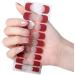 Semi Cured Gel Nails Stickers Full Wrap Nails Polish Strips French Style Gel Nail Strips Gradient Nail Wraps for Women JK333 - Buy Online on GoSupps.com