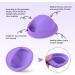 Cliunt Menstrual Disc Set - Leak-Proof Silicone Cups (Size S+L) for Swimming & Sports - Purple - Buy Online on GoSupps.com