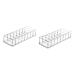 Balacoo 2pcs Box Makeup Storage Box Eye Shadow Holder Lipstick Organizer Cosmetics Rack Cosmetic Rack Powder