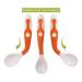 Travel Safe Baby Utensils Set - Toddler Feeding Training Spoons with Easy Grip & Bending Function (Green/Red 2 Pieces) - Buy Online on GoSupps.com