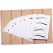 FOMIYES 10pcs Eyebrow Stencils Eyebrows Shape Reusable Eyebrow Stencil Template Suite - Buy Online on GoSupps.com