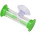 Children's Mini Hourglass Toothbrush Timer - 2 Minute Suction Cup Glass Timer for Kids - Green - Buy Online on GoSupps.com