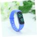 Yarnow Safety Arm Bands & Silicone Bracelet for Kids | LED Tracking Fitness Watch | Durable Boys Bracelet 23*2cm - Blue - Buy Online on GoSupps.com