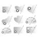 3 Sets Stainless Steel Makeup Palette Kit - Nail Art & Cosmetic Mixing Tool | Buy Now - Buy Online on GoSupps.com