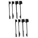 FRCOLOR 8 Pcs eyebrow brush set eyelash grooming tool comb eyebrow spoolie eyelash applicator tool spoolie brush eyebrow eyelash brush double head eyelash brush broken hair Miss abs