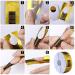 Profico Self-Adhesive Nail Extension Templates - 100 Silver Stencils for Gel & Acrylic Nails - Buy Online on GoSupps.com