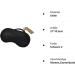 Lulusilk Luxury 100% Pure Mulberry Silk Eye Mask | Breathable Black Sleeping Mask for Travel | Comfortable Sleep Glasses - Buy Online on GoSupps.com