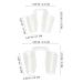 Didiseaon 2pcs Nasal Support Fixator Nostril Retainer for Rhinoplasty Recovery Silicone Nose Guard Preventing Deformation Post Nose Surgery Protector - Buy Online on GoSupps.com