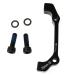 RLECS Bike Disc Brake Adapter Set for 140 160 180mm Rotor MTB Road Bicycle Accessories Include 1 x Bicycle Disc Brake Adapter 2 x Bolts 2 x Washers