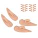 Hammer Toe Pad 10 Pairs Hammer Toe Cushions Pad SEBS Corrector Middle Toe Single Hole for Adults(color)