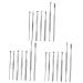 Beaupretty 21 Pcs Ear Wax Remover Ear Wax Picker Ear Caring Supplies Ear Wax Remove Tool Ear Wax Cleaner Silverx3pcs 12cmx3pcs